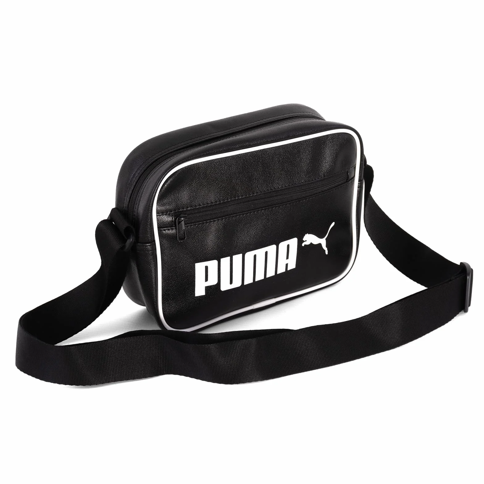 PUMA Unisex – kampus reporter mini torba na ramię, czarny, jeden rozmiar