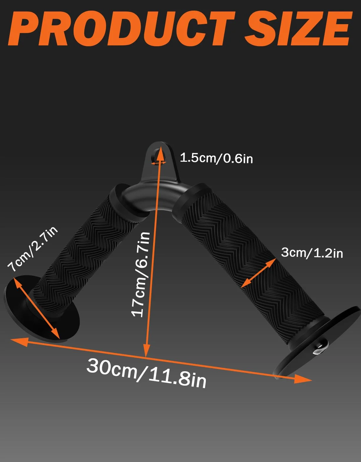 Fitarc Tricep Pull Down Cable Machine V Bar Attachment LAT Pull Down Bar