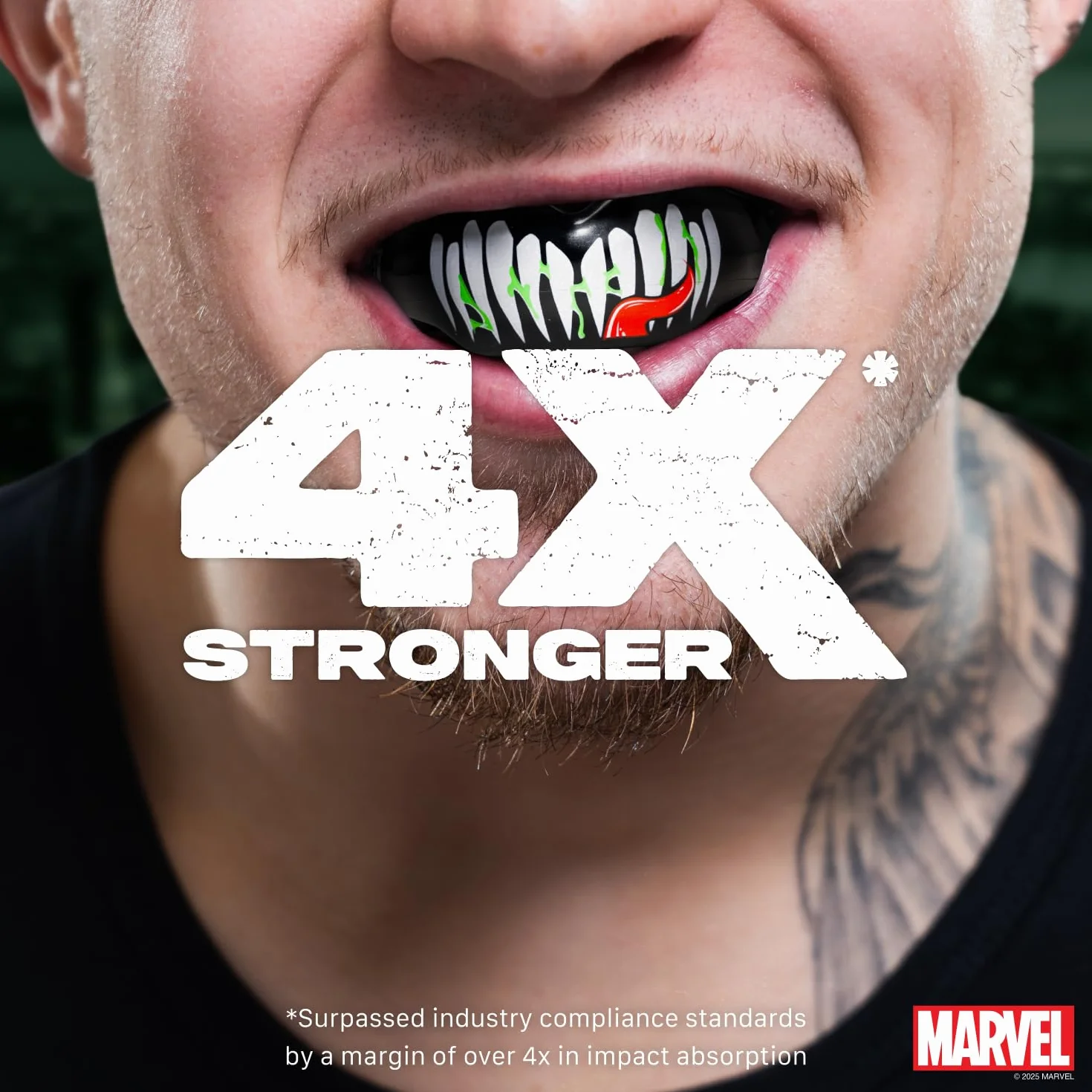 Marvel Venom Ochraniacz na zęby do aparatów ortodontycznych uniwersalny rozmiar z etui