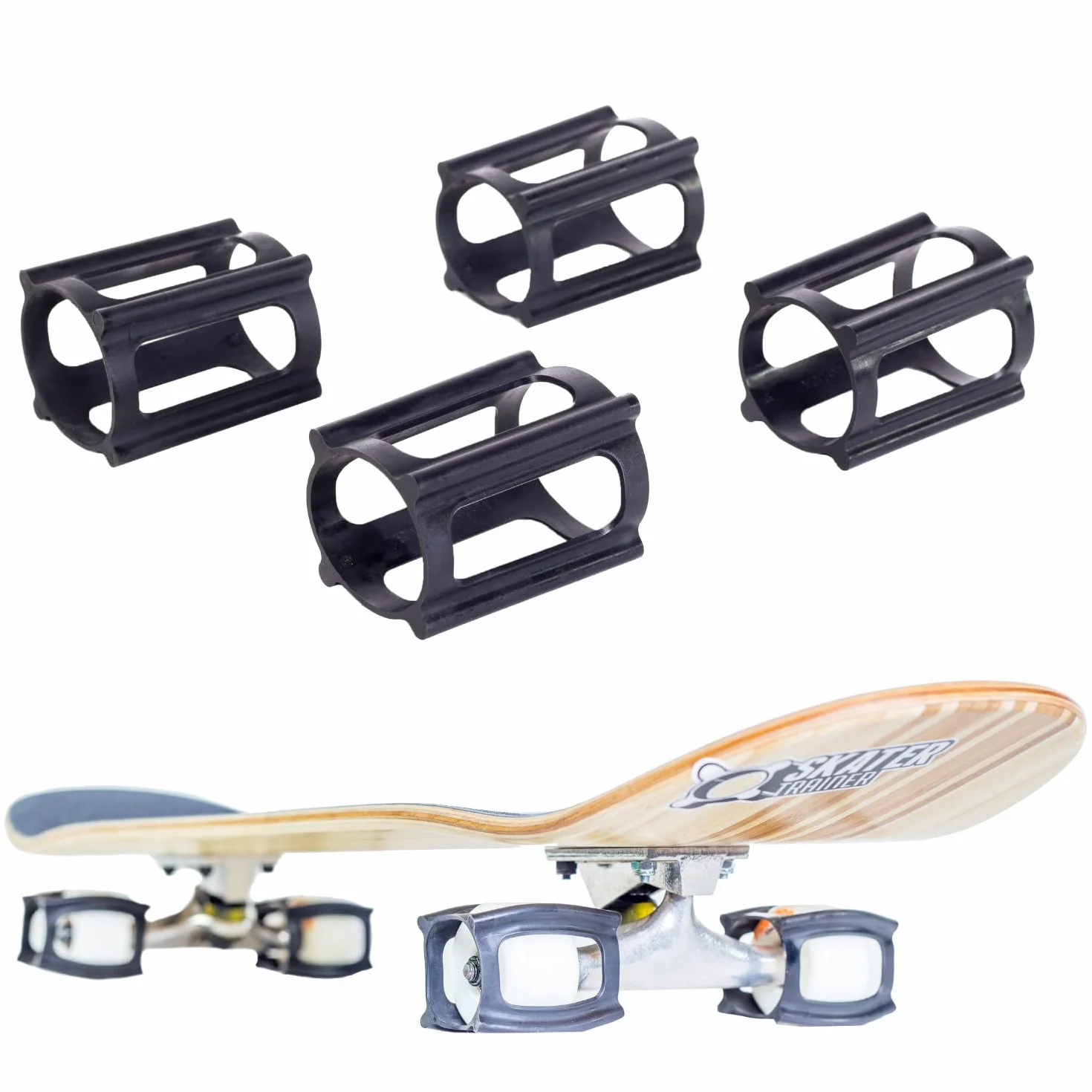 SkaterTrainer 2.0 gumowe akcesoria do jazdy na deskorolce do nauki Ollie i Kickflip