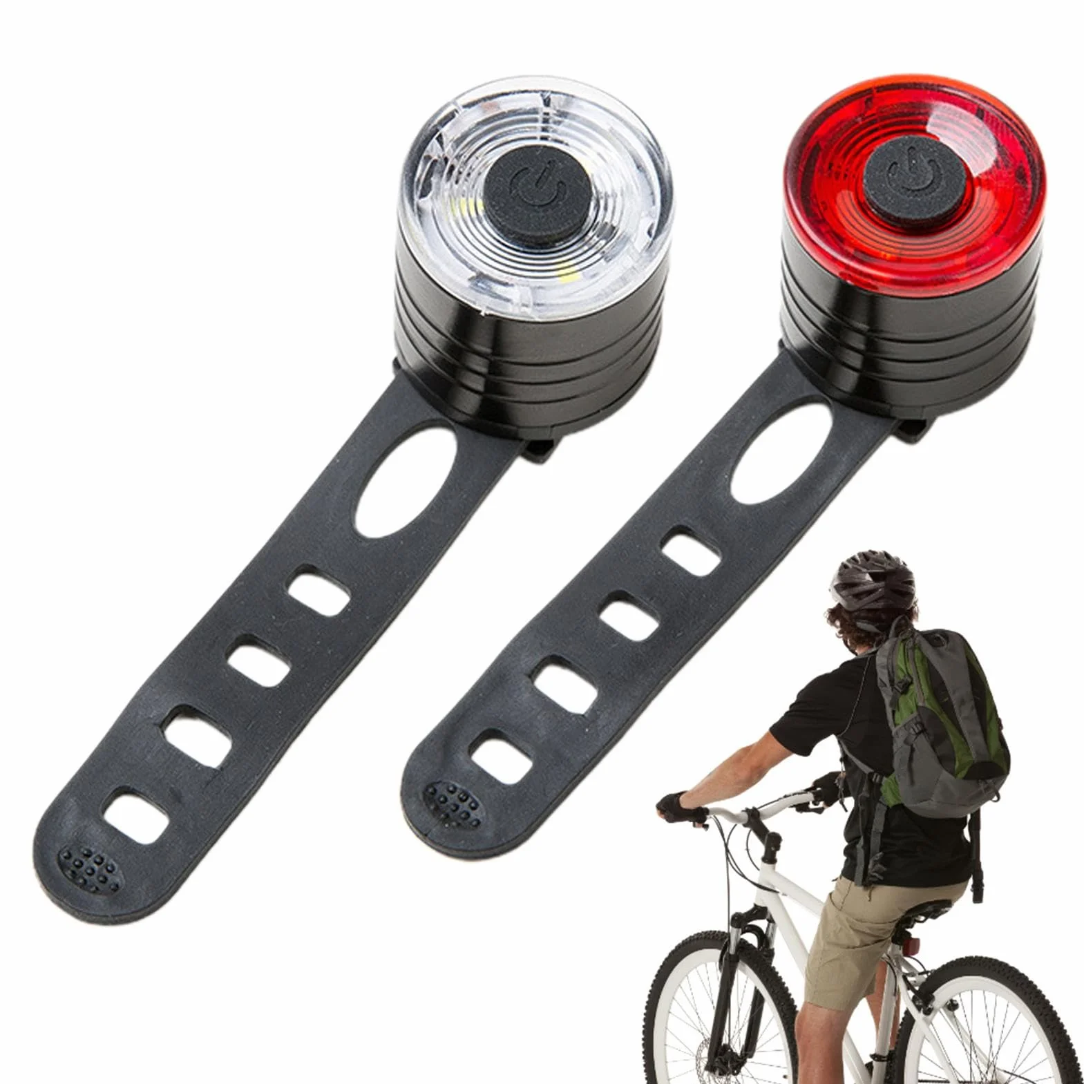 Światła rowerowe LED,Reflektor rowerowy LED | Odłączany, przenośny reflektor rowerowy z wieloma trybami do nocnej jazdy na rowerze górskim lub dowolnym rowerze