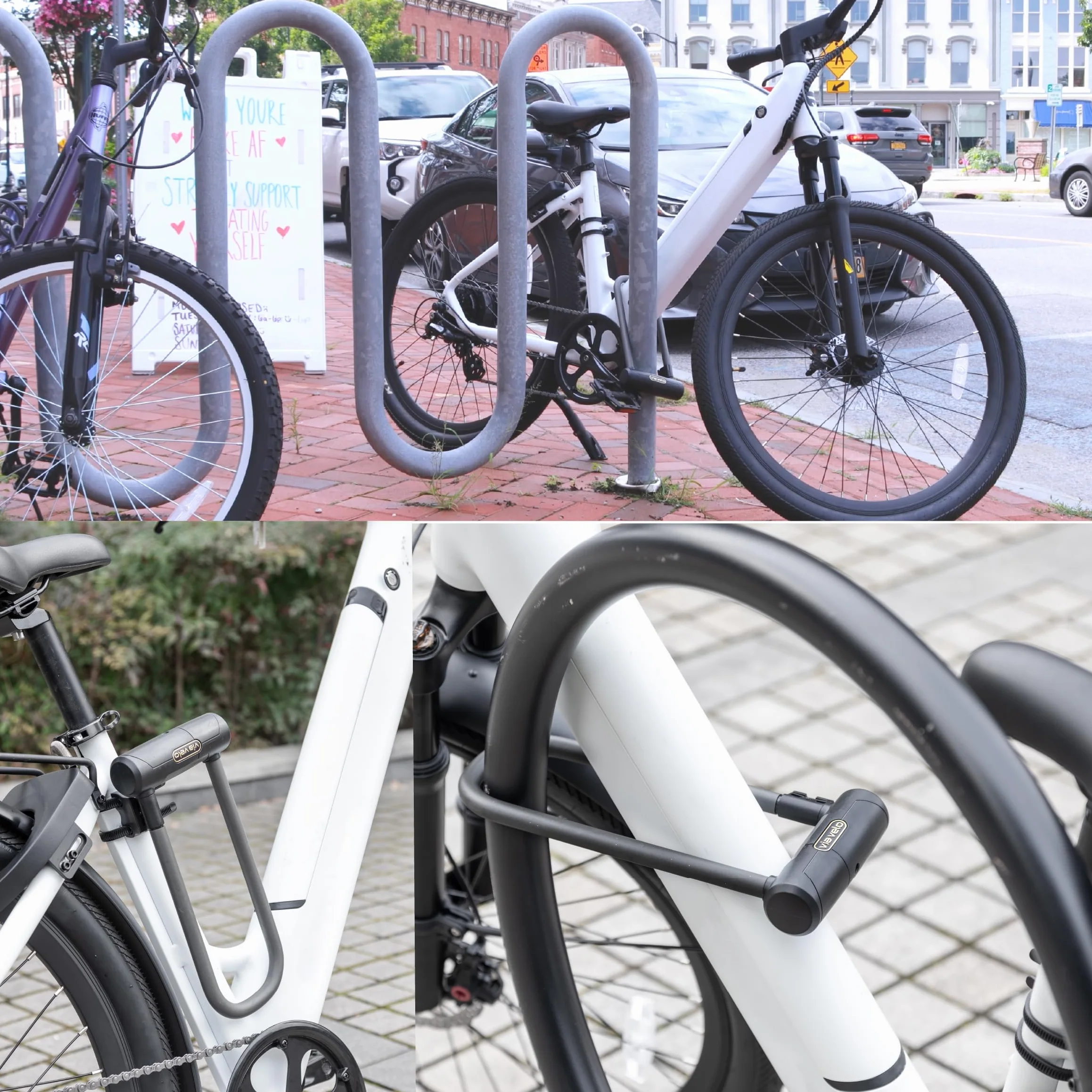 Via Velo U-lock zapięcie rowerowe stalowy pałąk Ø 16 mm