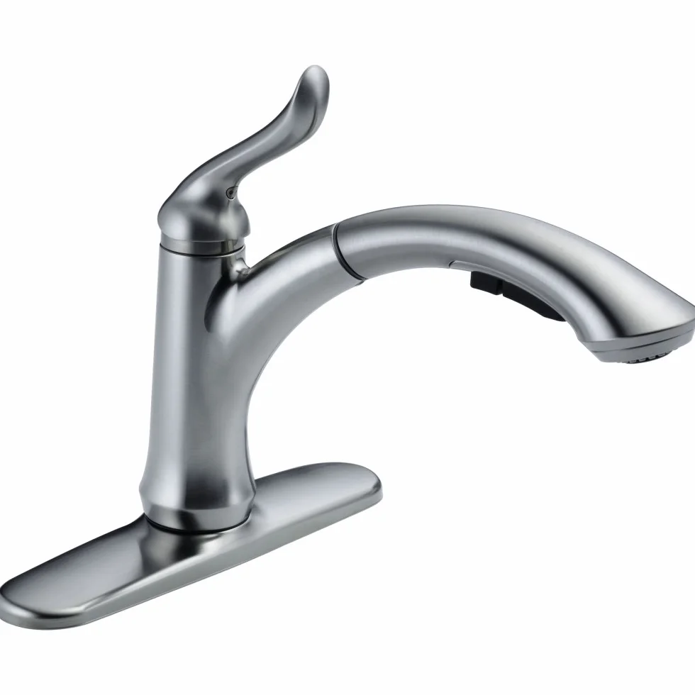 Delta Faucet 4353-AR-DST Lipa pojedynczy uchwyt wyciągany kran kuchenny, stal arktyczna