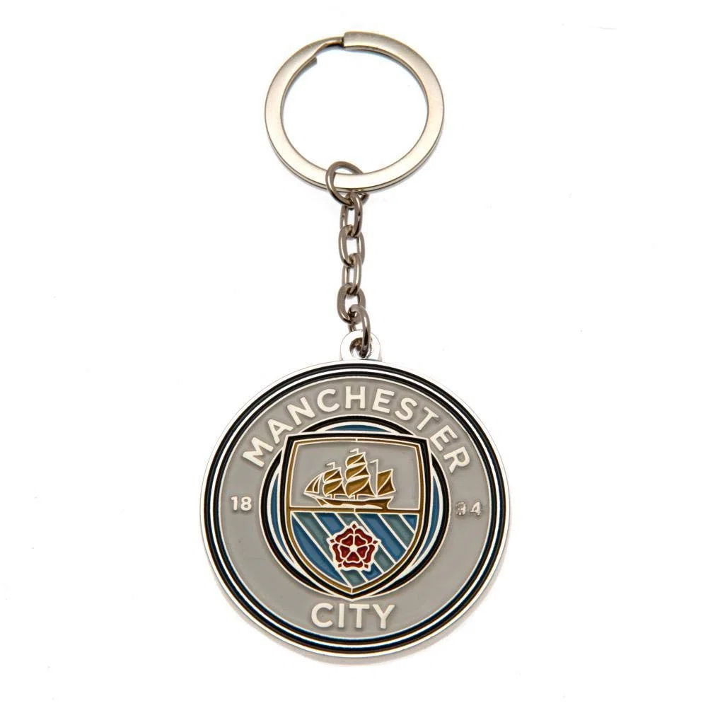 FC Manchester City 2665 Metalowy brelok dla dorosłych, Ocean Blue